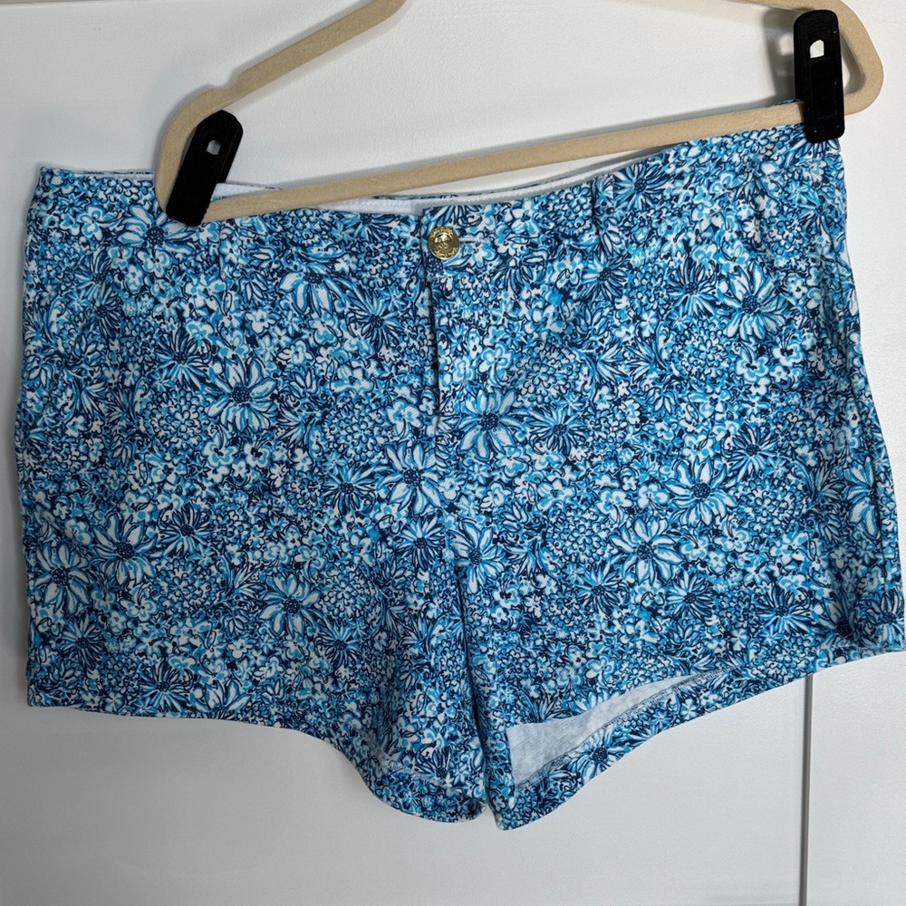Floral Blue Women's Shorts